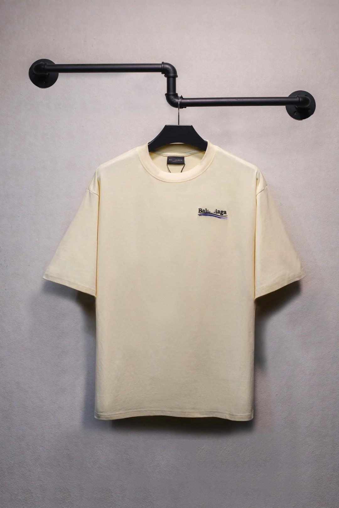 Casual Cotton Short Sleeve Tee Unisex Ecru - Balenciaga - Cnfans - $26.45