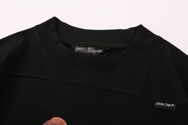 Skate Style Mermaid Print Loose Tee Jet Black - Gallery Image 7 - Detailed View