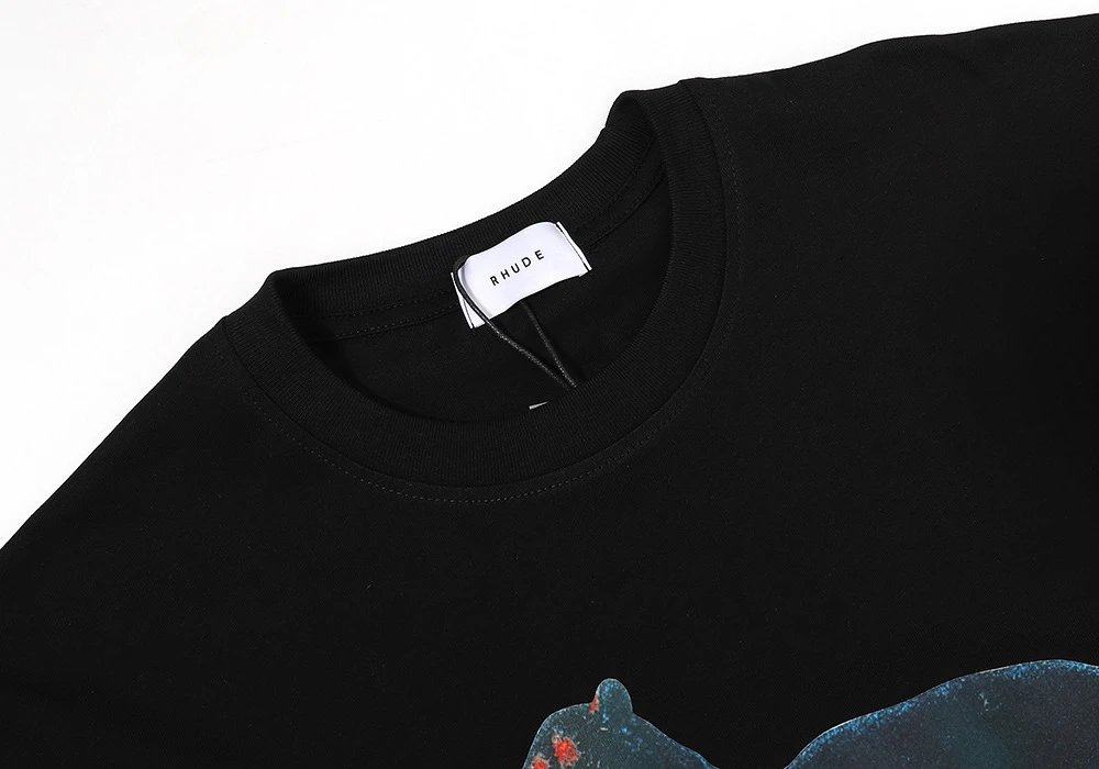 Rhude Black Panther T-Shirt Multi - Gallery Image 12 - Detailed View