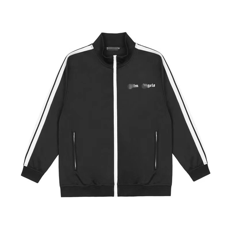 Track Jacket Unisex Sporty Style Onyx - Gallery Image 5 - Detailed View