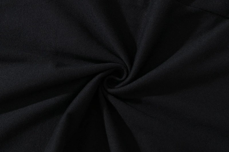 Skate Style Mermaid Print Loose Tee Jet Black - Gallery Image 13 - Detailed View