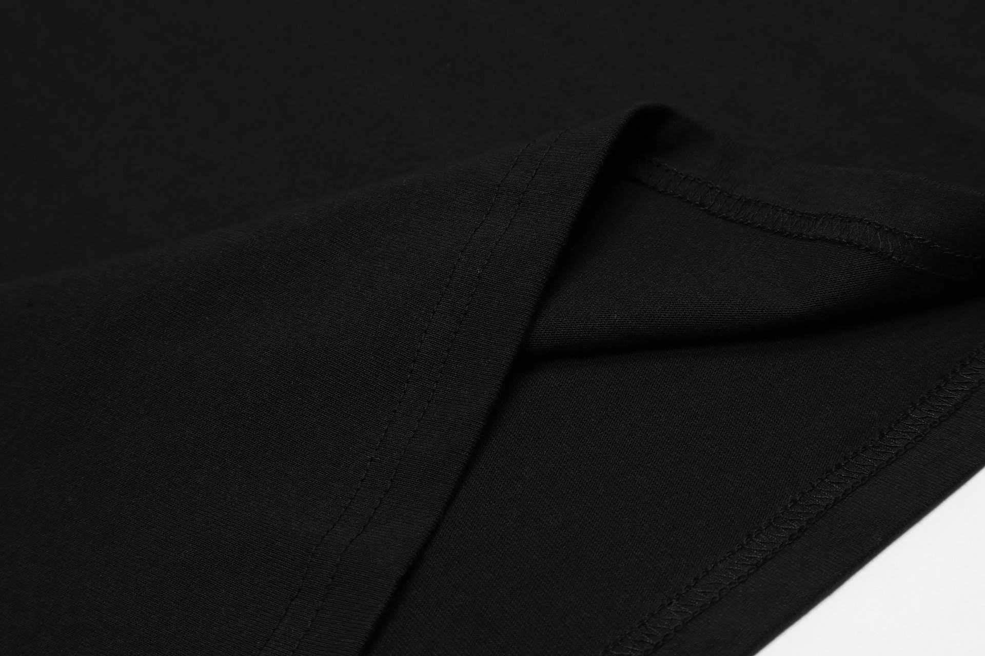 Hip Hop Print Tee Ebony - Gallery Image 8 - Detailed View