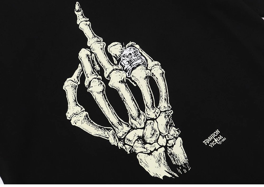 Gallery Dept Skull Hand Gold Tee Black - Gallery Image 10 - Detailed View