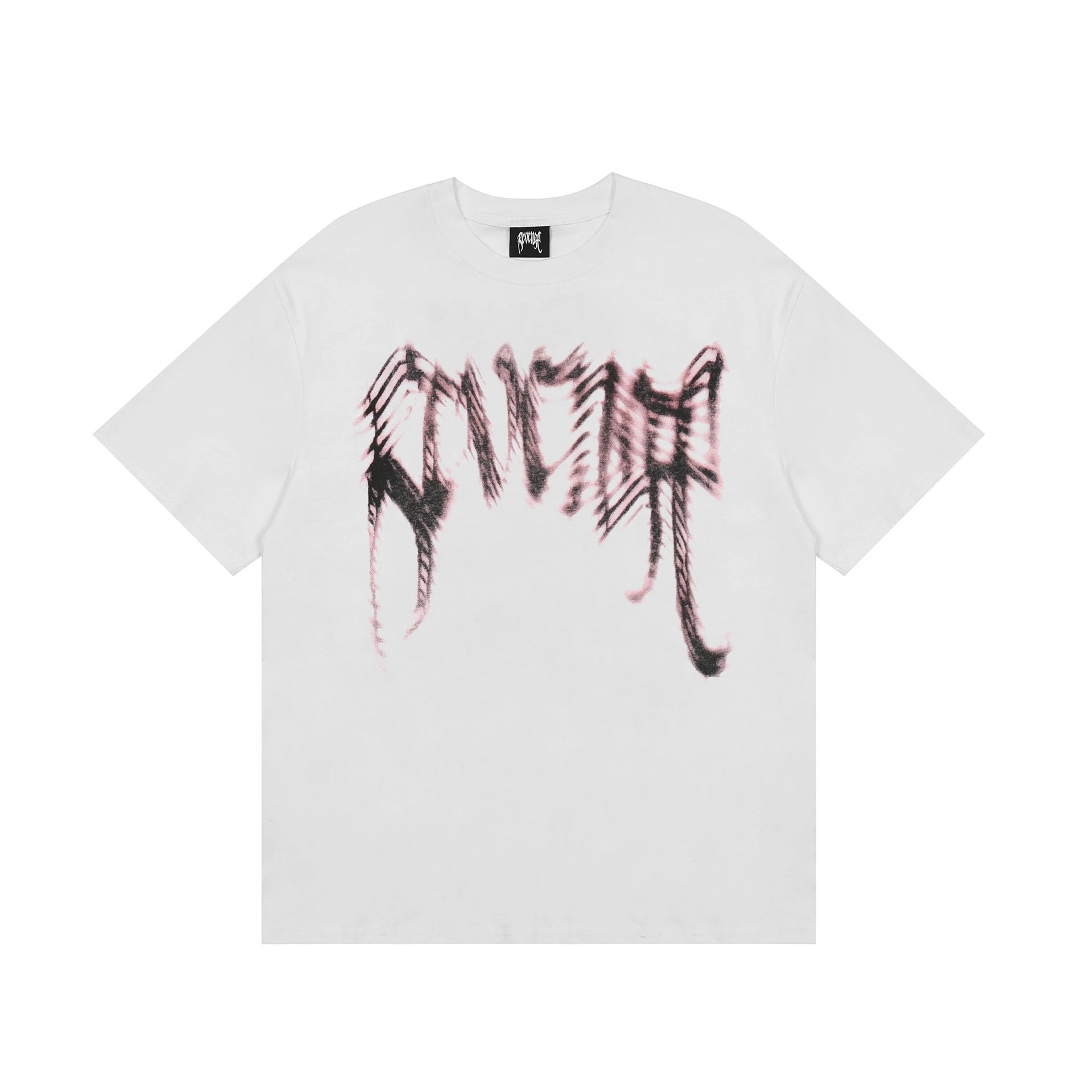 Revenge Phantom Letter T-Shirt Multicolor - Revenge - Cnfans - $19.03