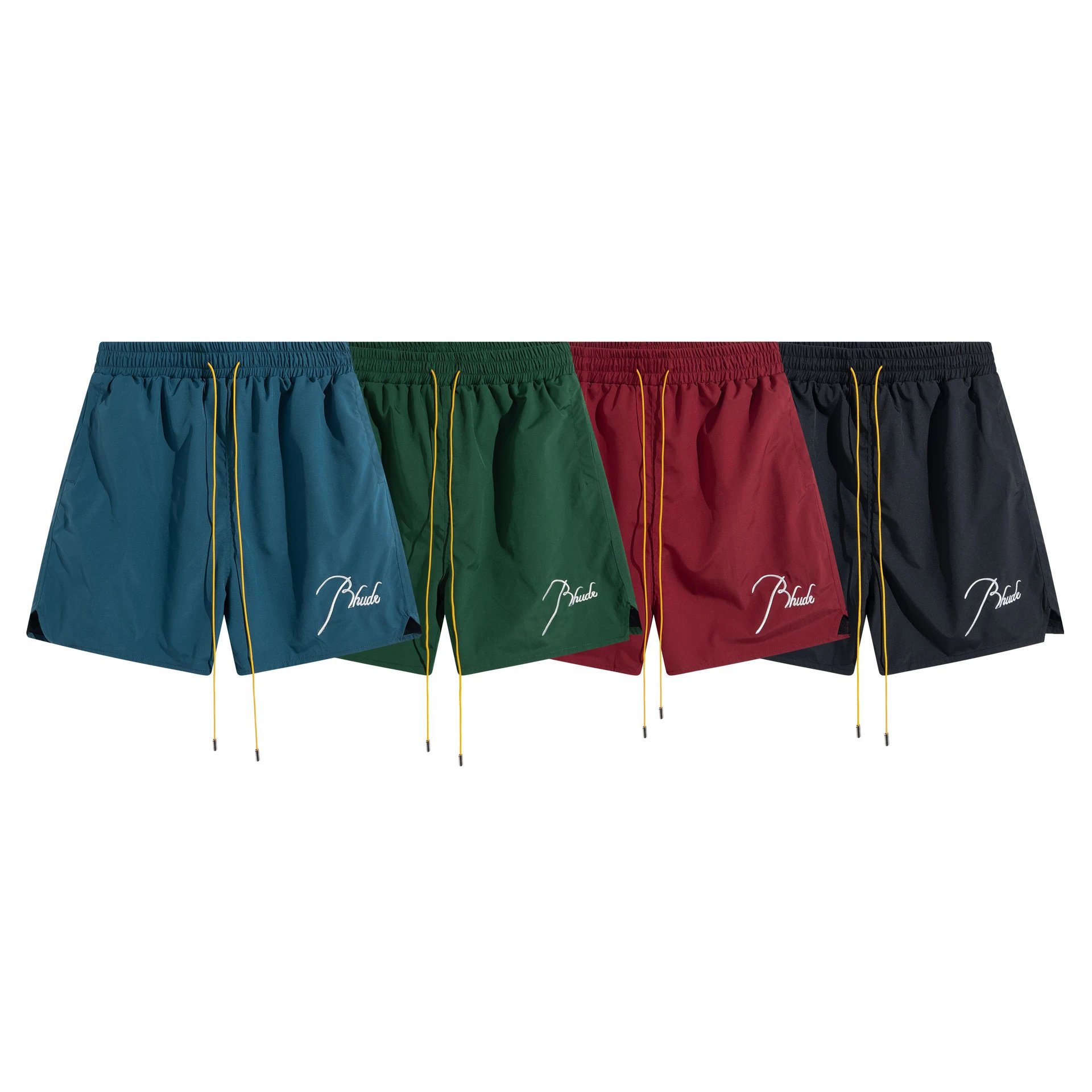 Rhude Embroidered Elastic Shorts Multicolor - High Quality Product Image - Cnfans
