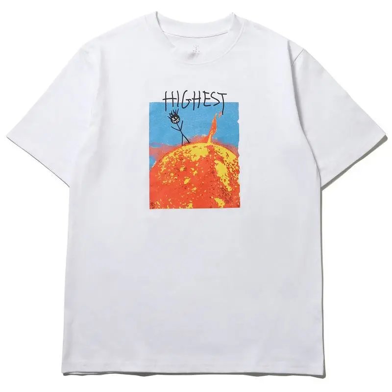 Graphic Cotton Streetwear Tee White - Travis Scott - Cnfans - $20.00