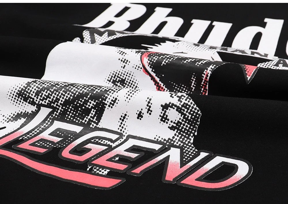 Rhude Eagle Print T-Shirt Multicolor - Gallery Image 7 - Detailed View