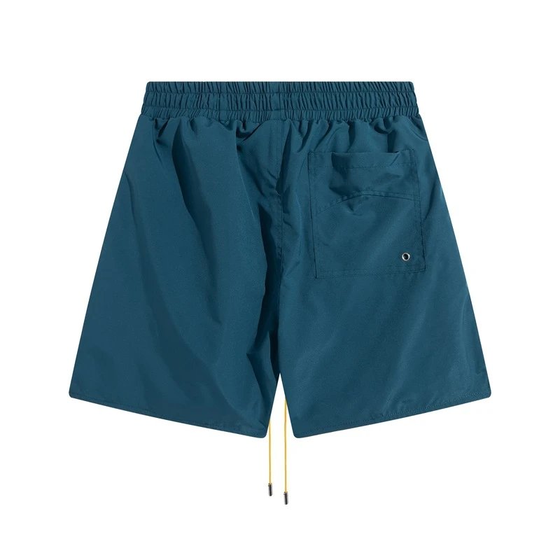 Rhude Embroidered Elastic Shorts Multicolor - Gallery Image 7 - Detailed View