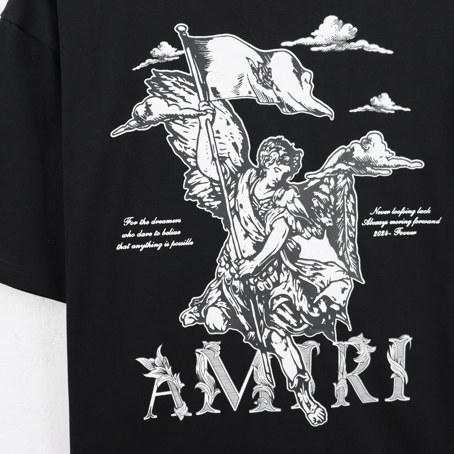 Amiri Statue Print Tee Multi - Gallery Image 7 - Detailed View