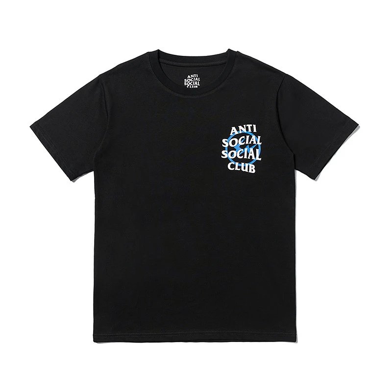 ASSC Lightning Print T-Shirt Black - Gallery Image 5 - Detailed View