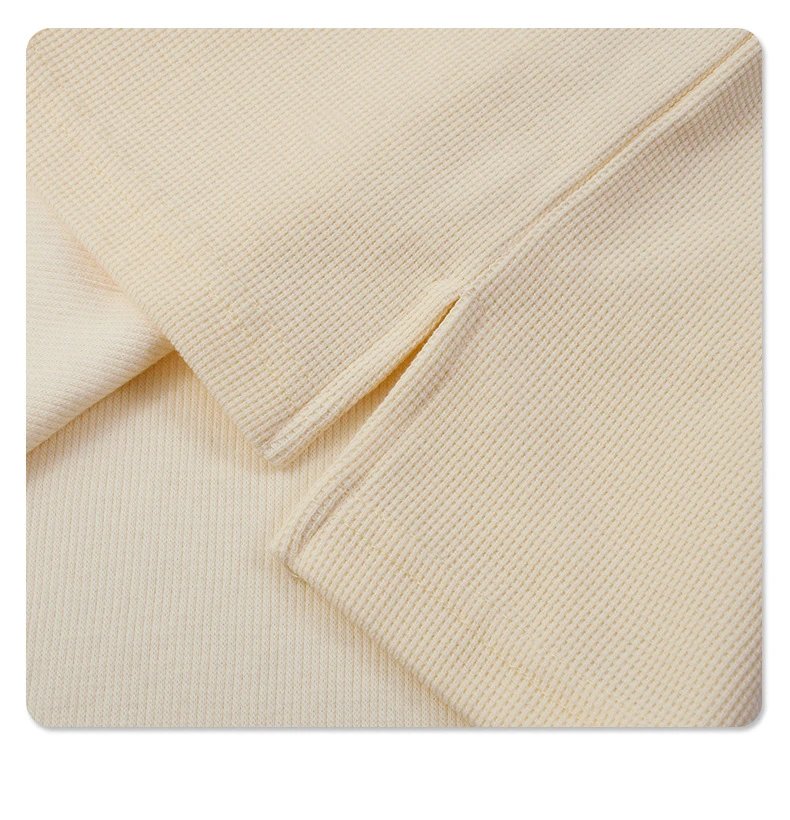 Casual Cotton Slim Fit Men's Polo Shirt Ecru - Gallery Image 9 - Detailed View