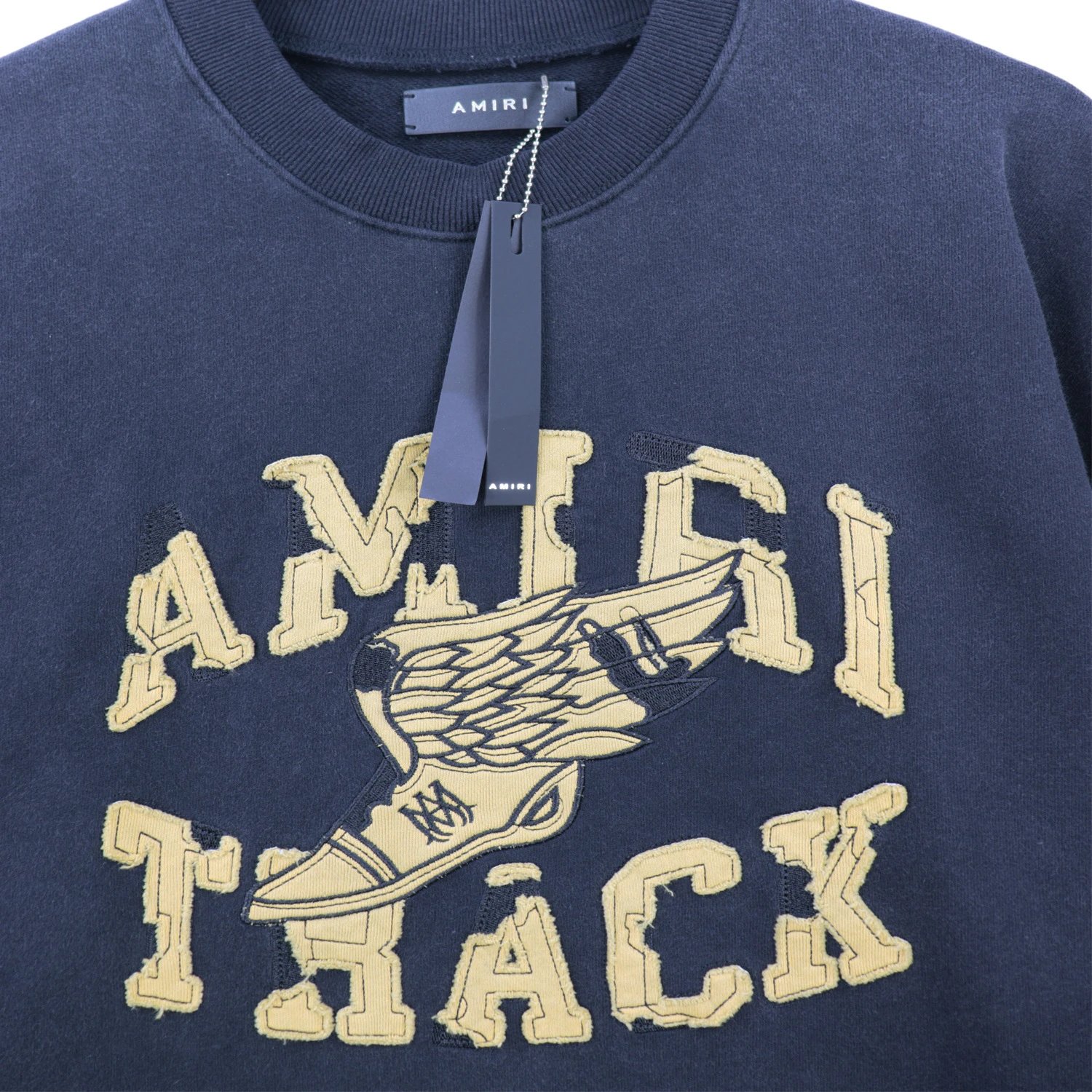 Amiri Track Embroidery Tee Multi - Gallery Image 14 - Detailed View