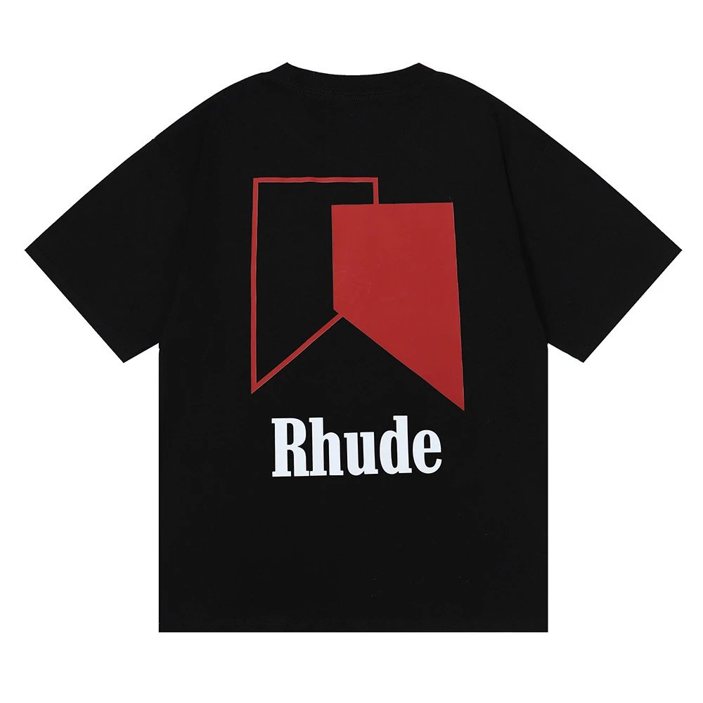Rhude Colorblock Graphic Tee Multicolor - Gallery Image 10 - Detailed View