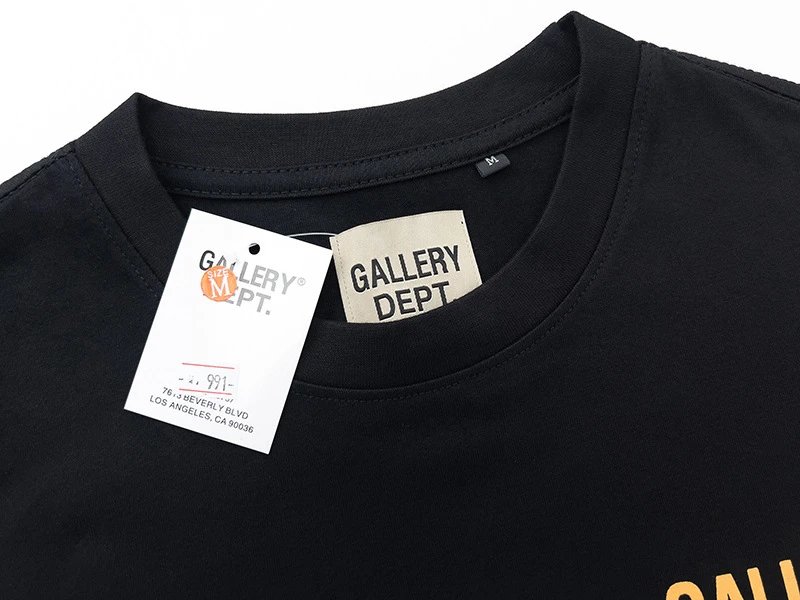 Gallery Dept Graphic T-Shirt Yellow - Gallery Image 10 - Detailed View