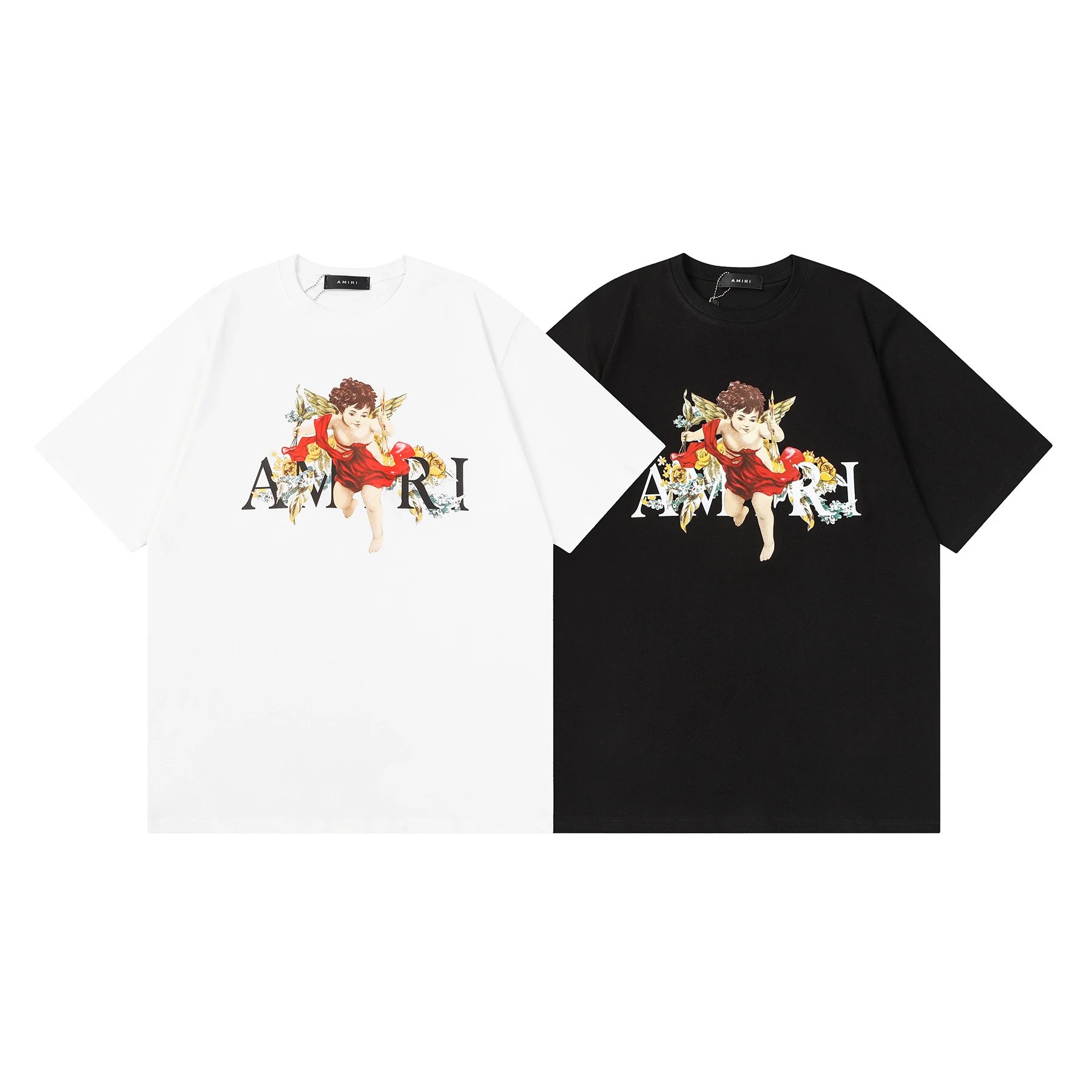 Amiri Eagle Graphic T-Shirt White - Gallery Image 6 - Detailed View