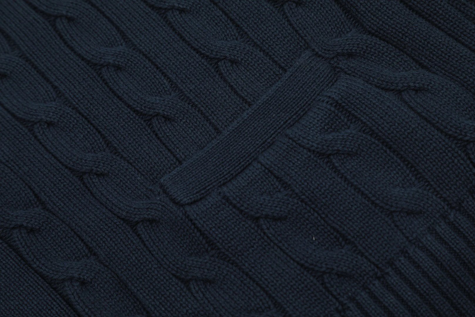 Women's Cable-Knit Cardigan Sweater Ivory - Gallery Image 10 - Detailed View