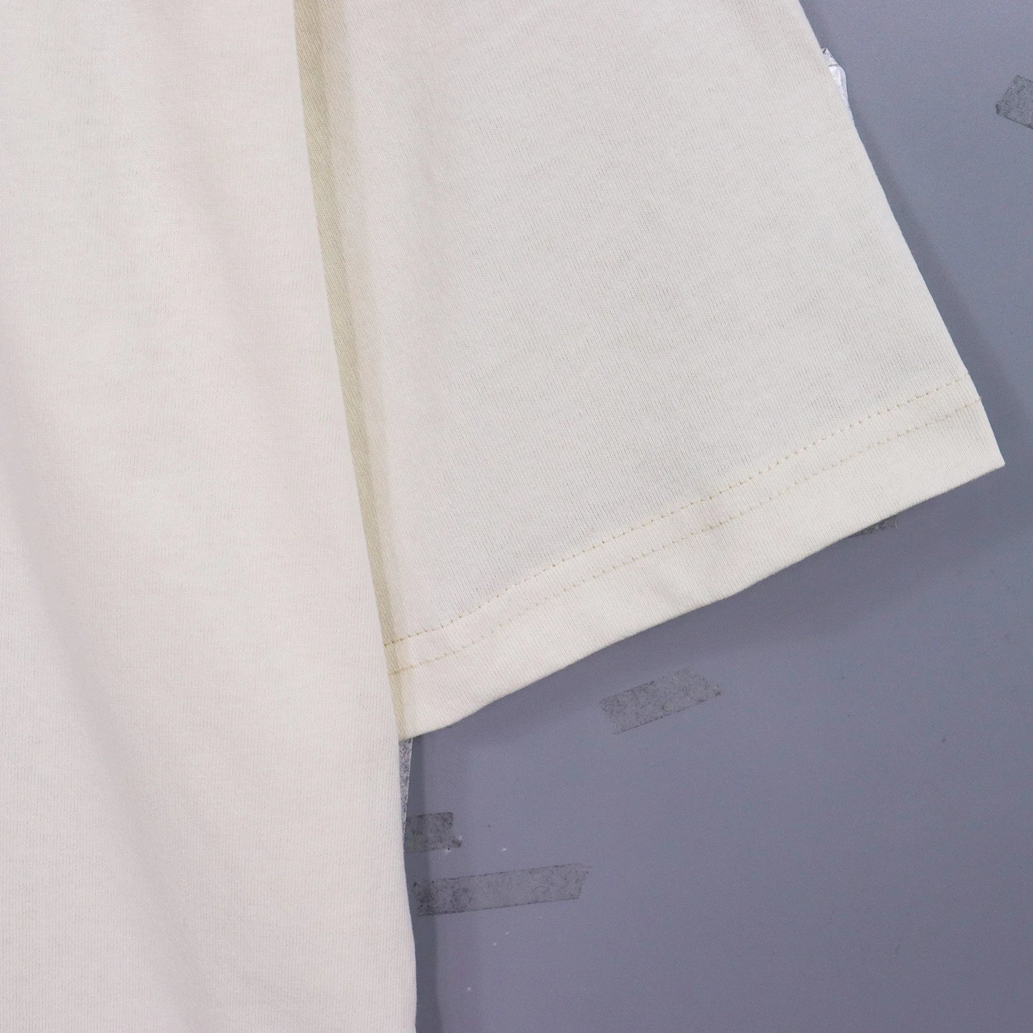 Racing Graphic Cotton Streetwear T-Shirt Ivory - Gallery Image 12 - Detailed View