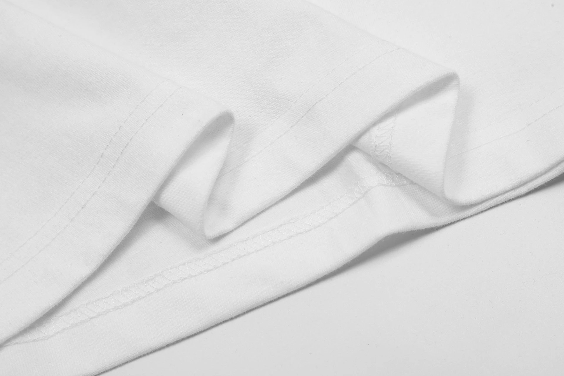 Streetwear Graphic Cotton Tee Ivory Yellow - Gallery Image 9 - Detailed View