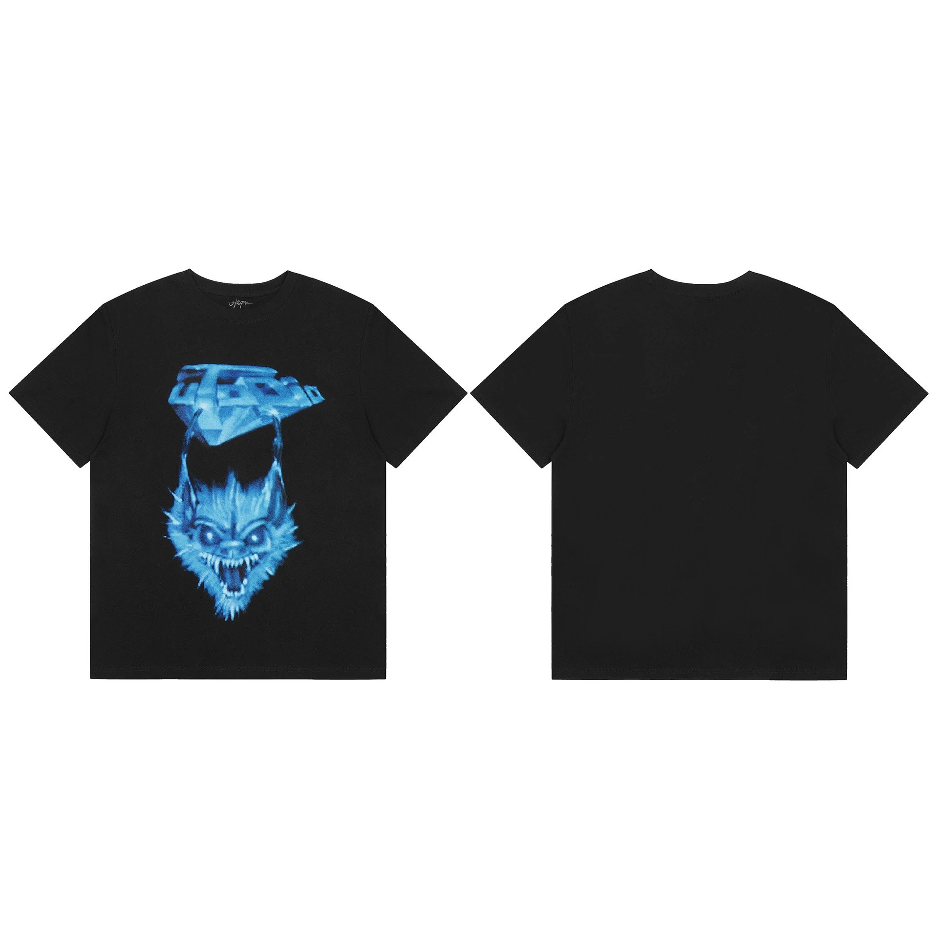 Utopia Graphic Cotton Tee Midnight Black - Travis Scott - Cnfans - $22.26