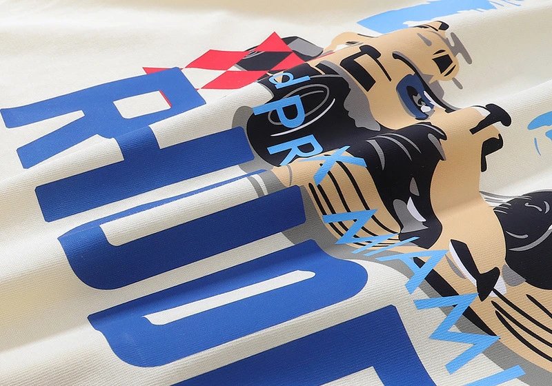 Rhude Racing Logo T-Shirt Multi - Gallery Image 10 - Detailed View