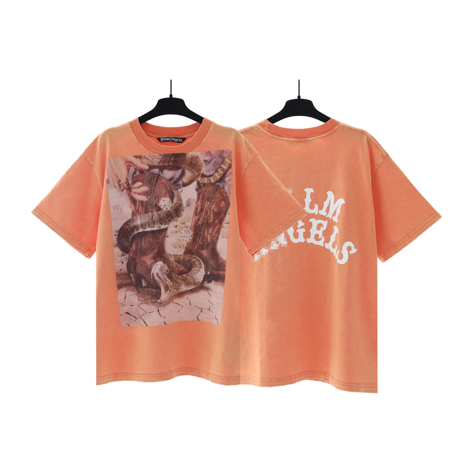 Streetwear Dice and Snake Graphic Oversized T-Shirt Ebony Black - Gallery Image 2 - Detailed View