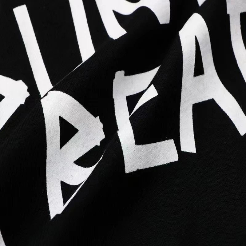 High Street Cotton Graphic Tee Ivory White - Gallery Image 8 - Detailed View