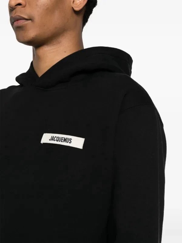 Jacquemus Embroidered Logo Hoodie Multicolor - Gallery Image 14 - Detailed View