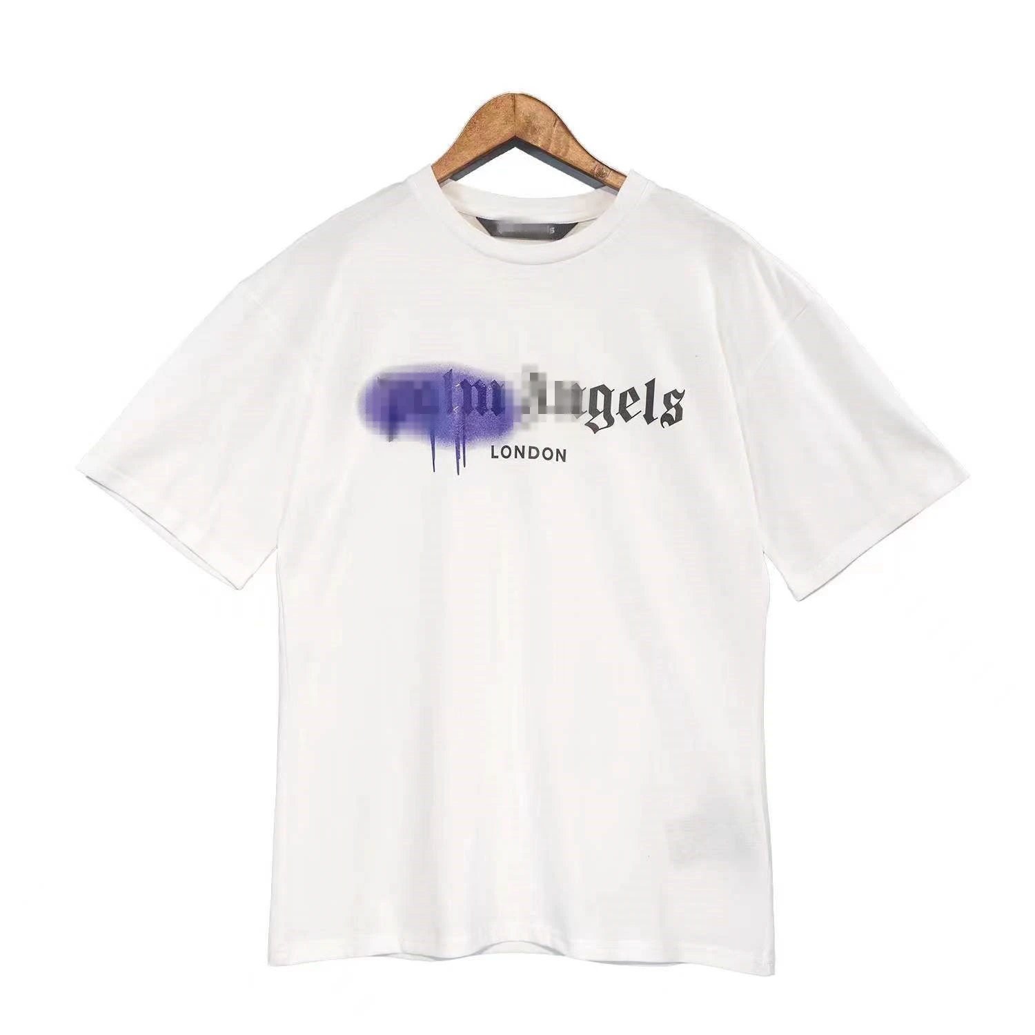 Graffiti Logo Street Cotton Tee Ivory White - Related Product - Cnfans
