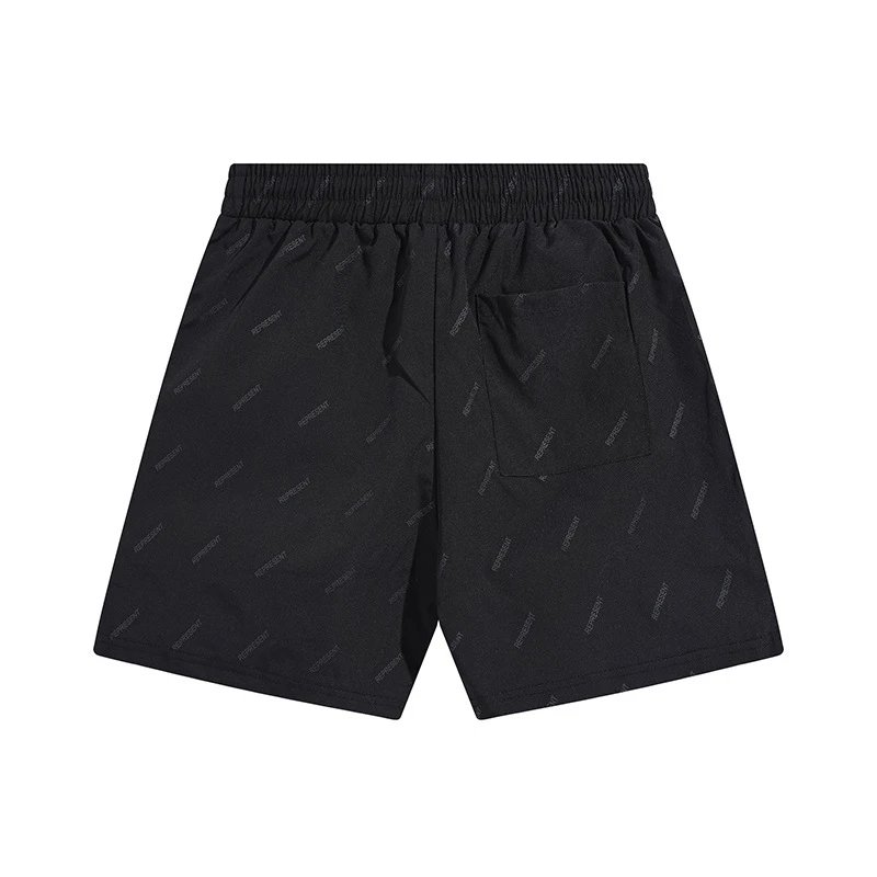 Represent Logo Print Shorts Multicolor - Gallery Image 5 - Detailed View