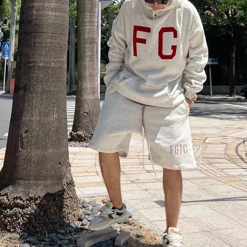 High Street Cotton Drawstring Shorts Ebony Black - Gallery Image 12 - Detailed View