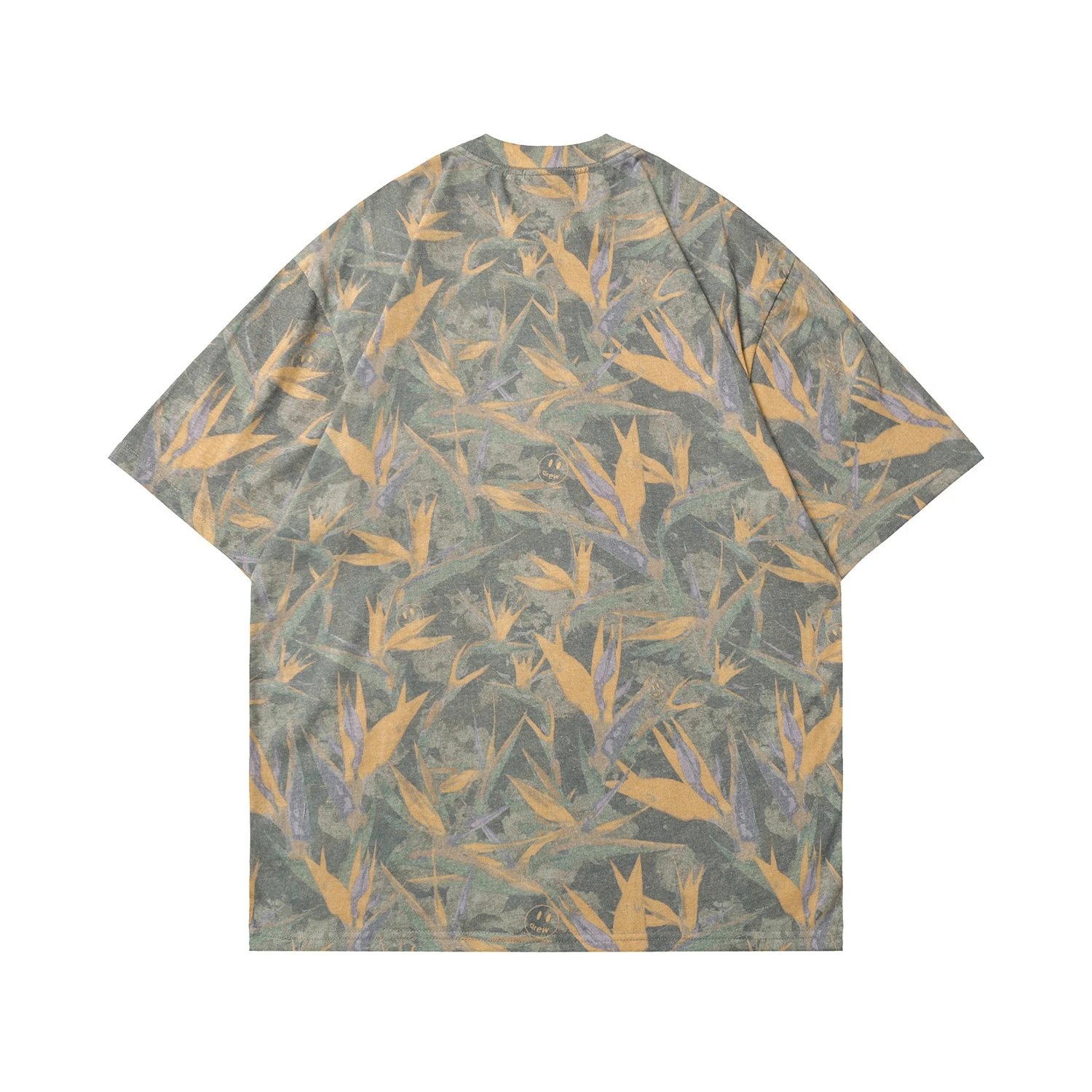 Bird of Paradise Graphic Tee Olive - Gallery Image 2 - Detailed View