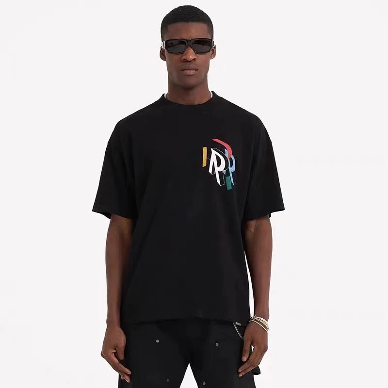 REPRESENT Multi-Color Print Tee White - Gallery Image 5 - Detailed View