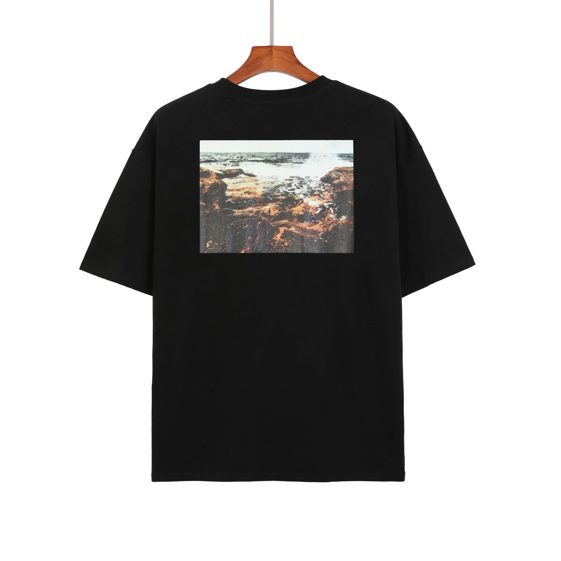 Street Style Floral Tee Ebony - Fear of God(FOG） - Cnfans - $21.29