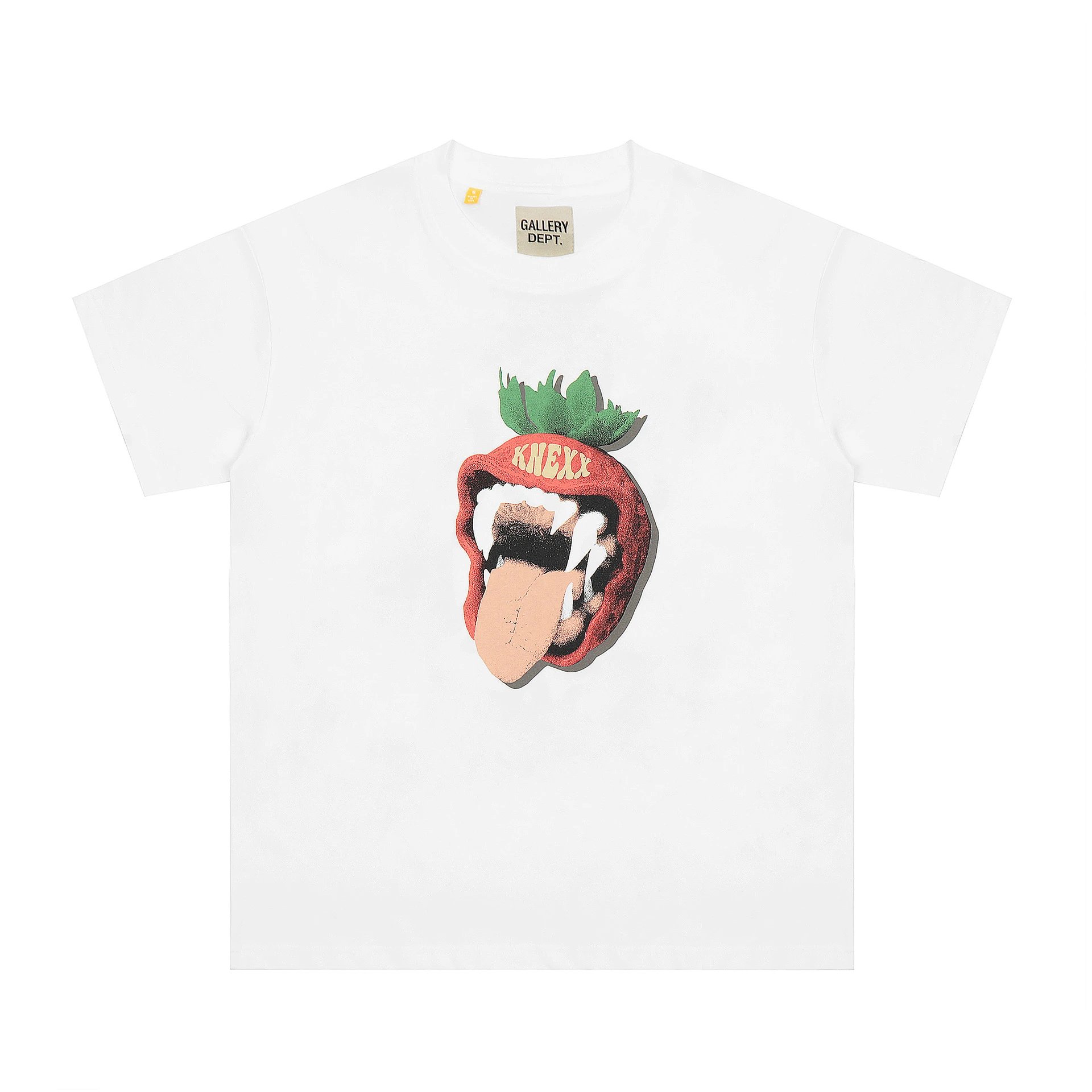 Gallery Dept Strawberry Printed T-shirt White - Gallery Image 2 - Detailed View