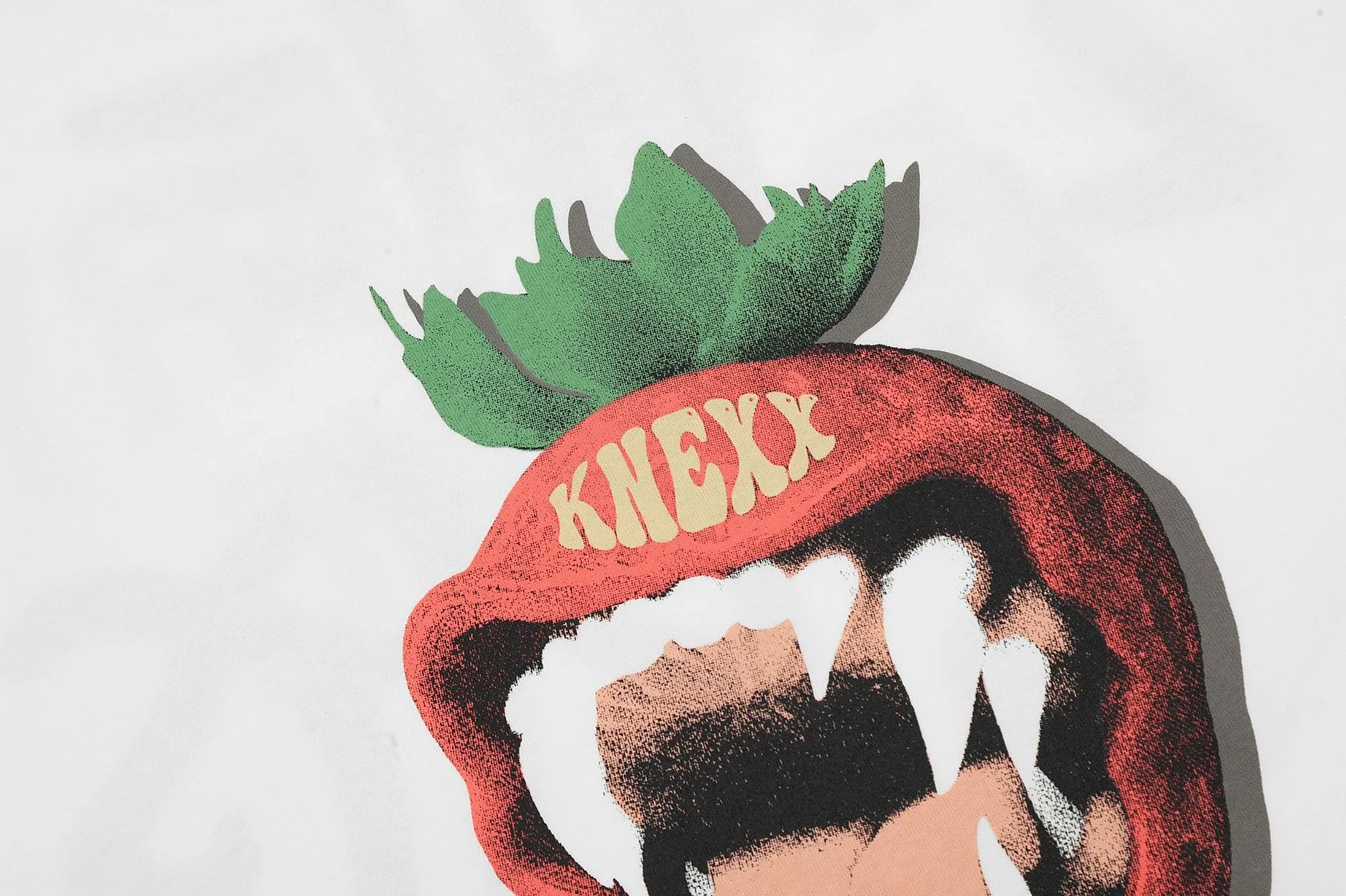 Gallery Dept Strawberry Printed T-shirt White - Gallery Image 5 - Detailed View