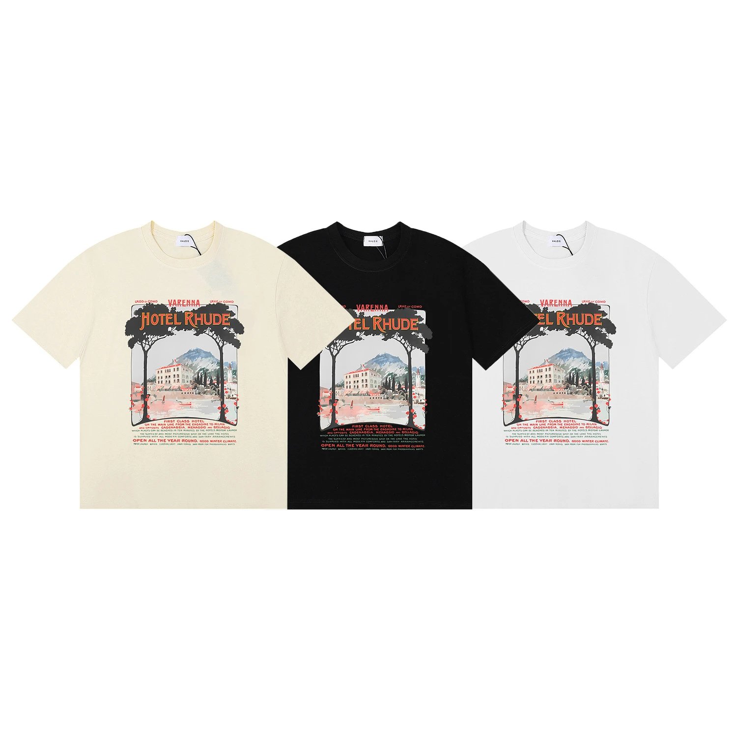 Rhude Graphic Tee Multicolor - Gallery Image 6 - Detailed View