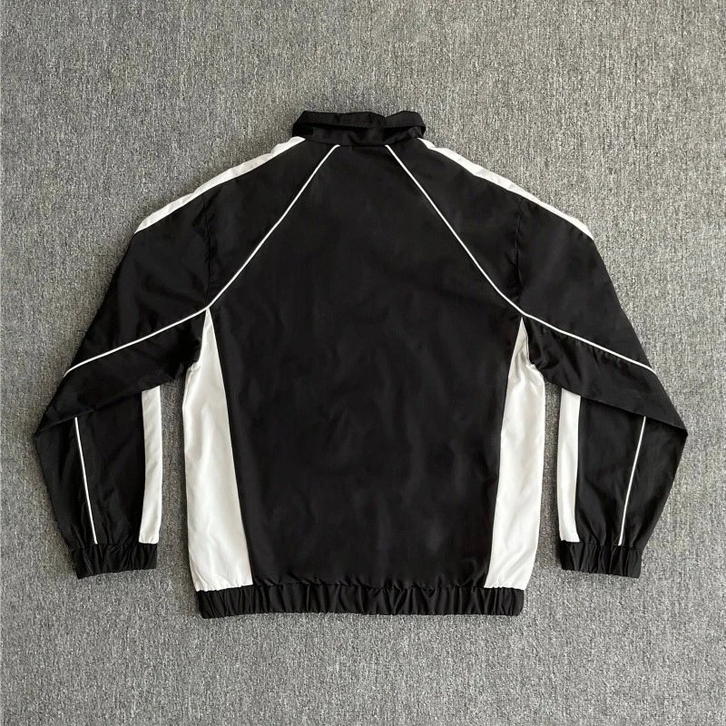 Athletic Windbreaker Tracksuit Set Unisex Pale Blue - Gallery Image 5 - Detailed View