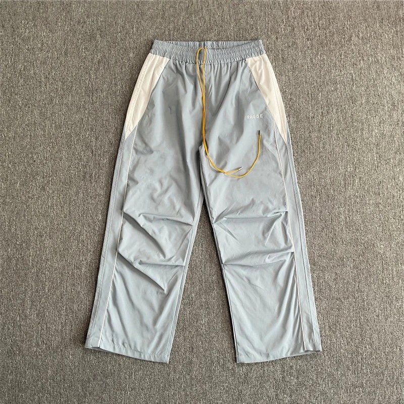 Casual Windbreaker Pants Unisex Activewear Set - Mist - Rhude - Cnfans - $27.10