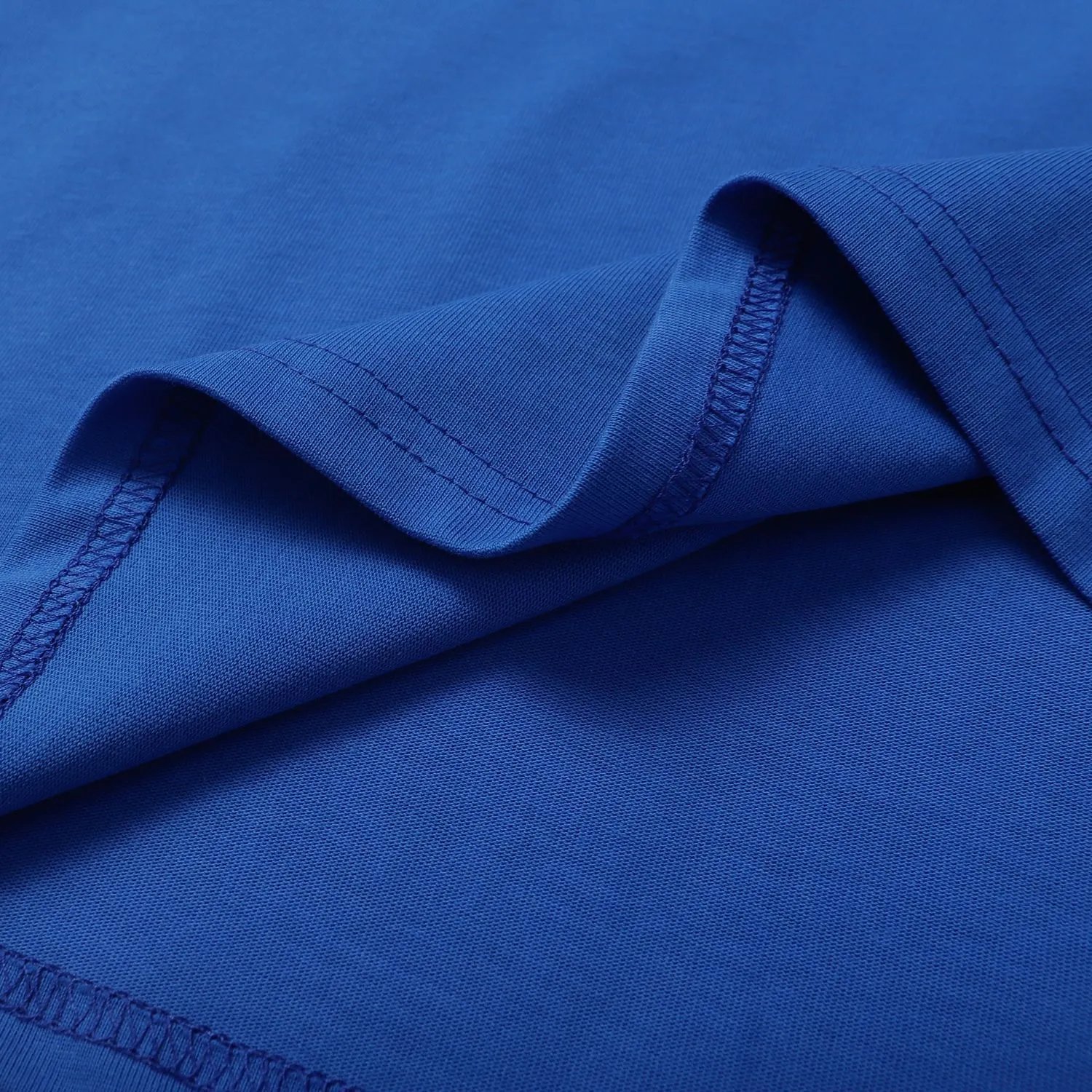 Street Style Flower Graphic Tee Royal Blue - Gallery Image 6 - Detailed View