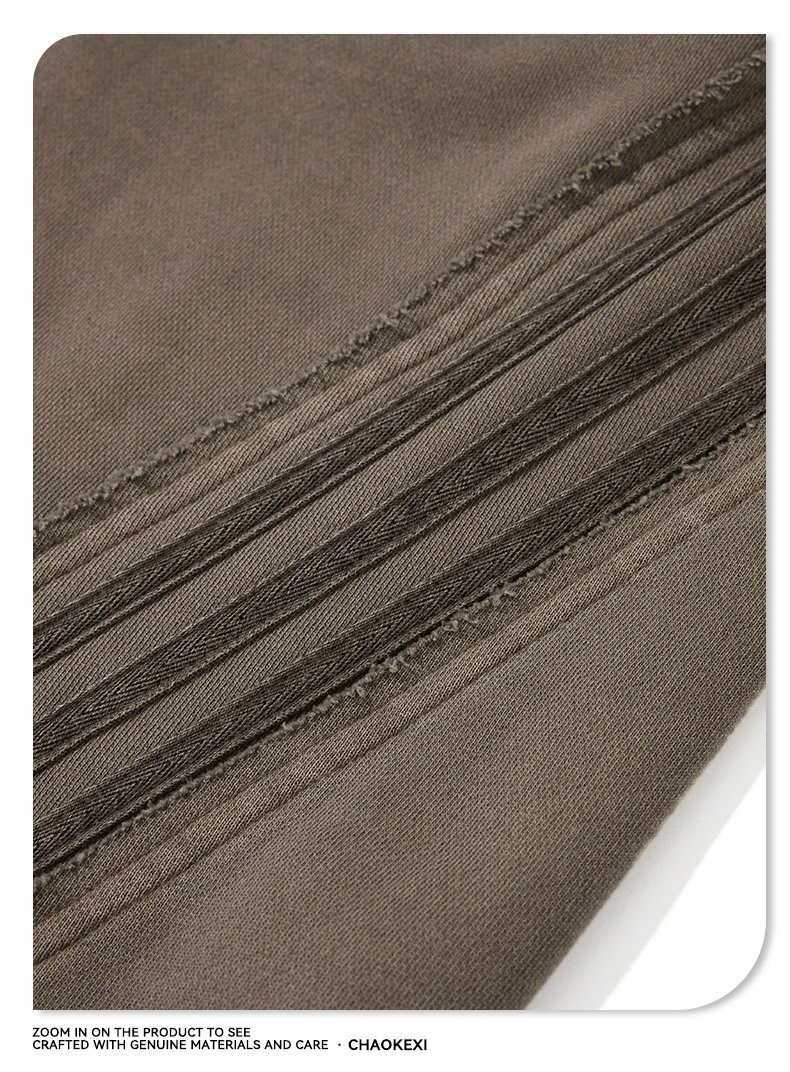 Wide Leg Cotton Lounge Pants Urban Style Jet Black - Gallery Image 9 - Detailed View