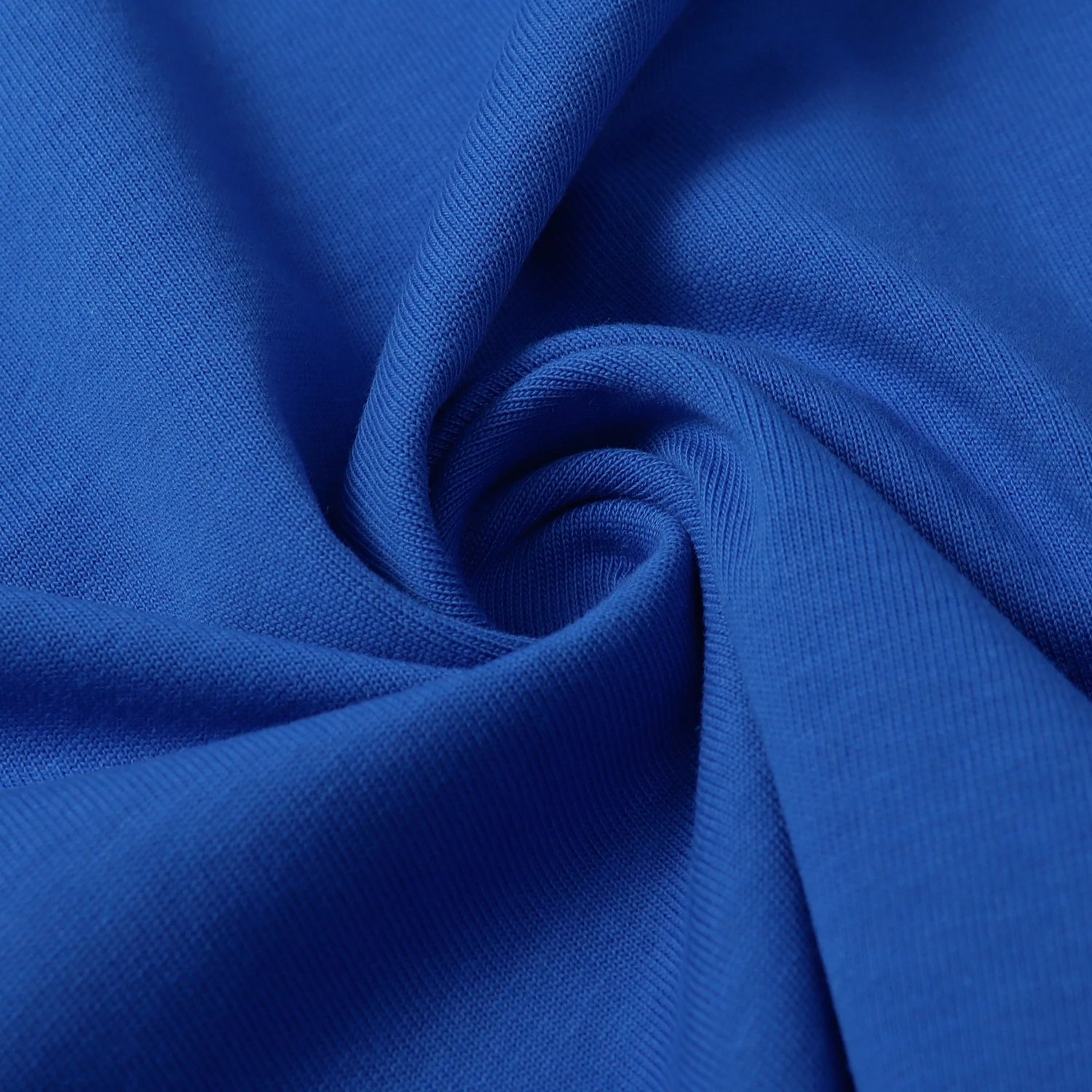 Street Style Flower Graphic Tee Royal Blue - Gallery Image 4 - Detailed View