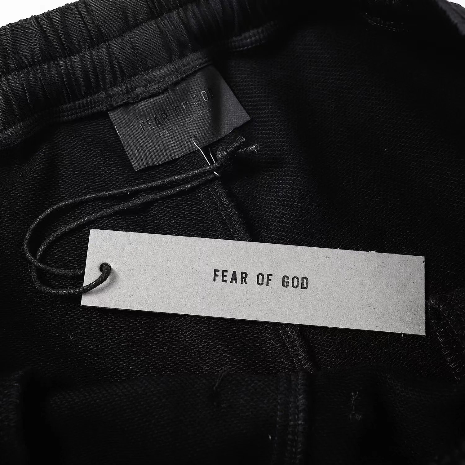 High Street Number 7 Casual Shorts Ebony Black - Gallery Image 7 - Detailed View