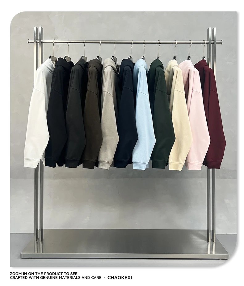 CHAOKEXI 430g Oversized Hoodie Multicolor - Gallery Image 4 - Detailed View