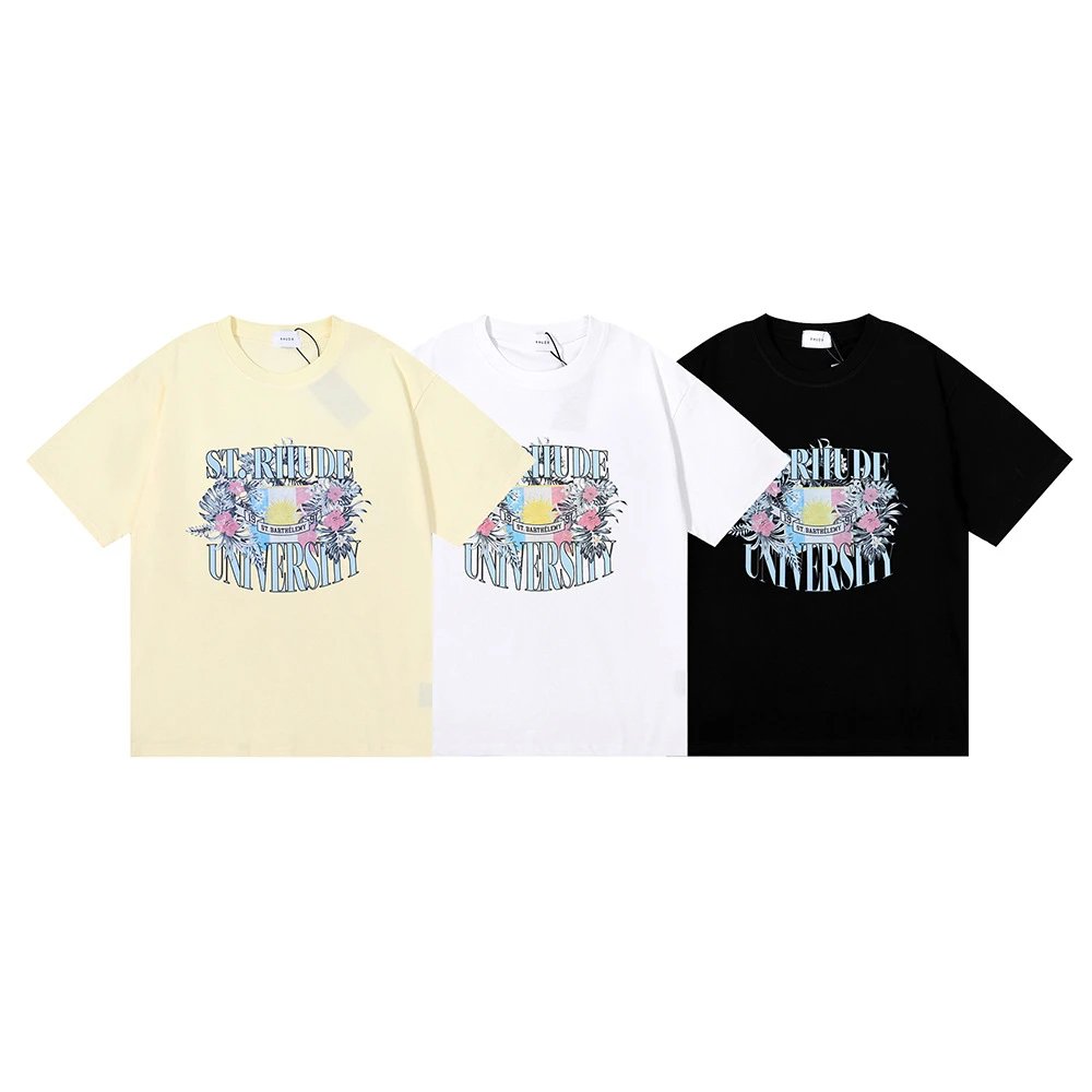 RHODE Floral Slogan Tee Multicolor - High Quality Product Image - Cnfans
