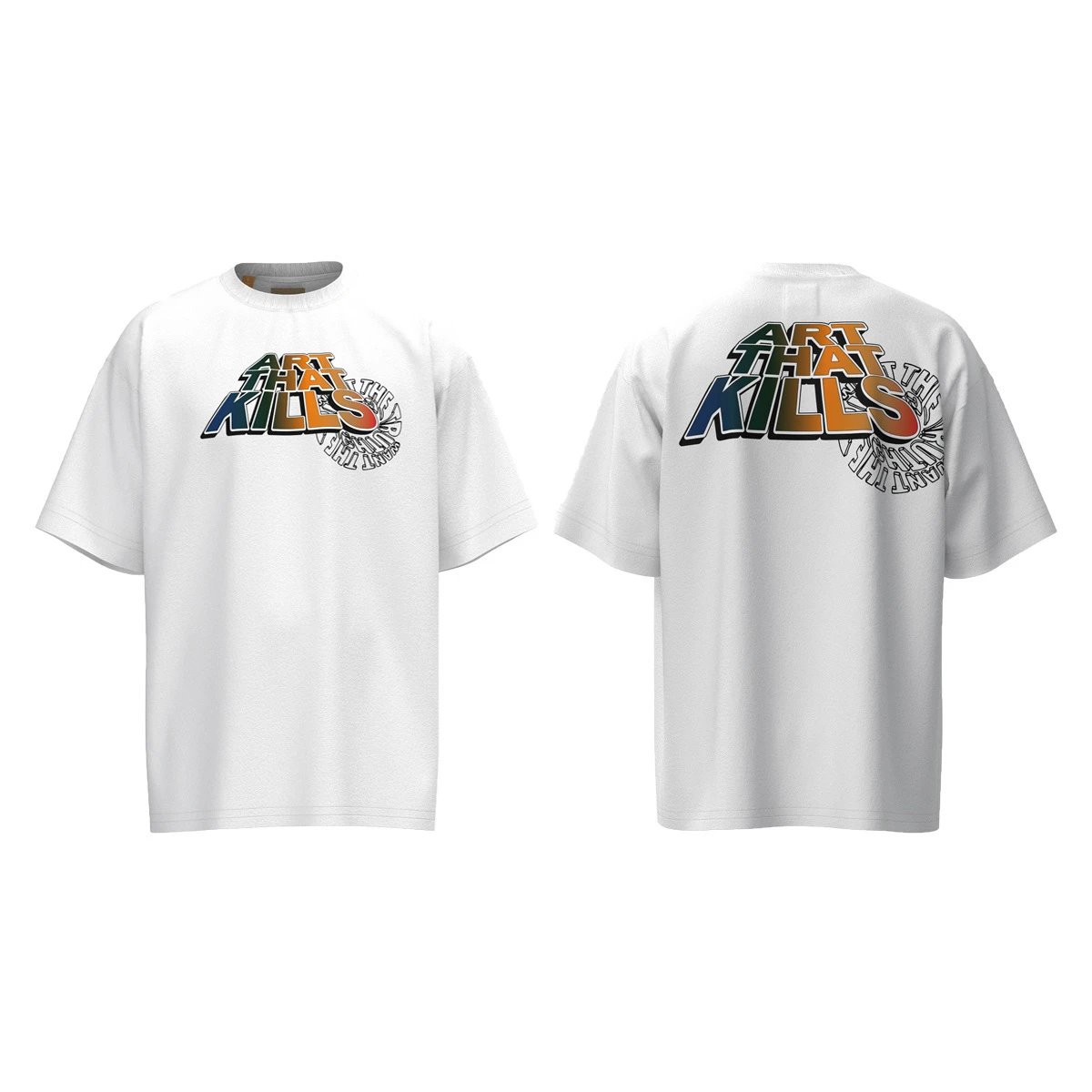 Gallery Dept Gradient Logo Tee - Gallery Dept - Cnfans - $20.50