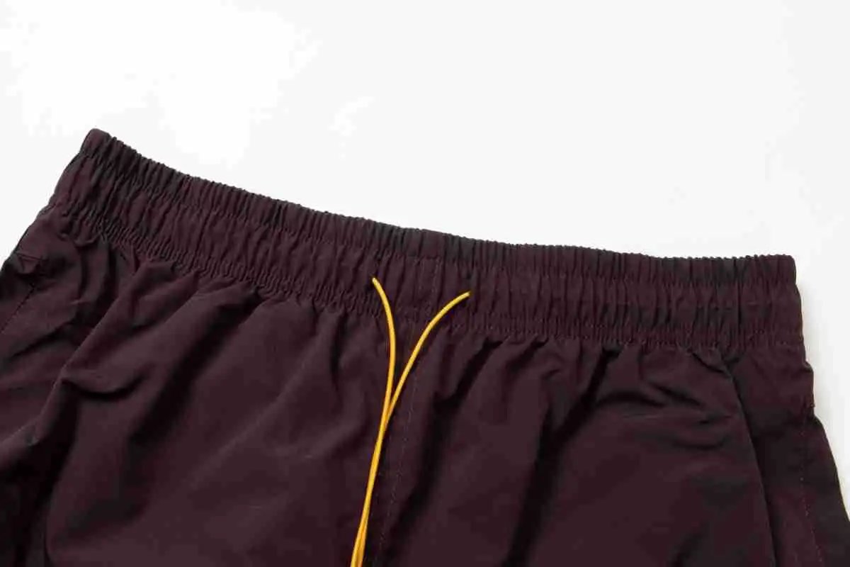 Rhude Logo Beach Shorts Multicolor - Gallery Image 9 - Detailed View