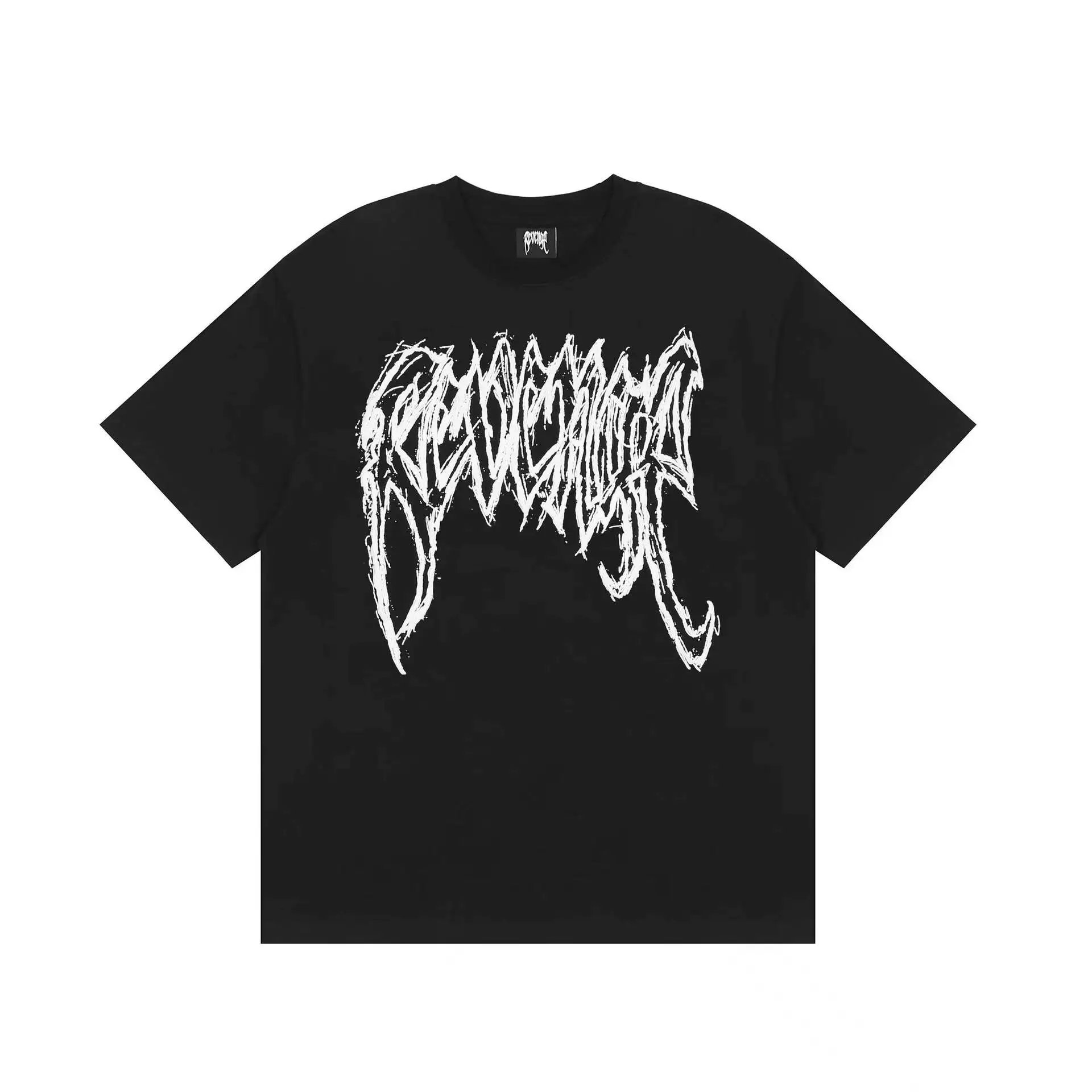 Streetwear Hip-Hop Tee Ebony - Gallery Image 2 - Detailed View