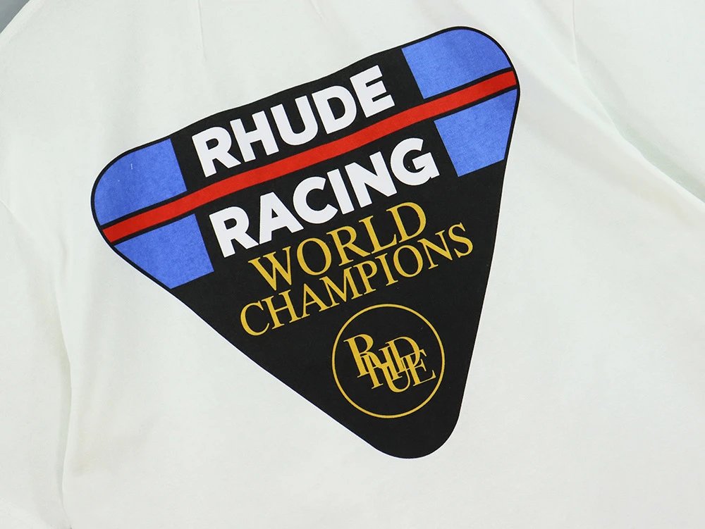 Rhude Logo Tee Multicolor - Gallery Image 11 - Detailed View