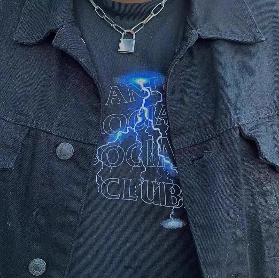 ASSC Lightning Print Tee Black - Gallery Image 9 - Detailed View