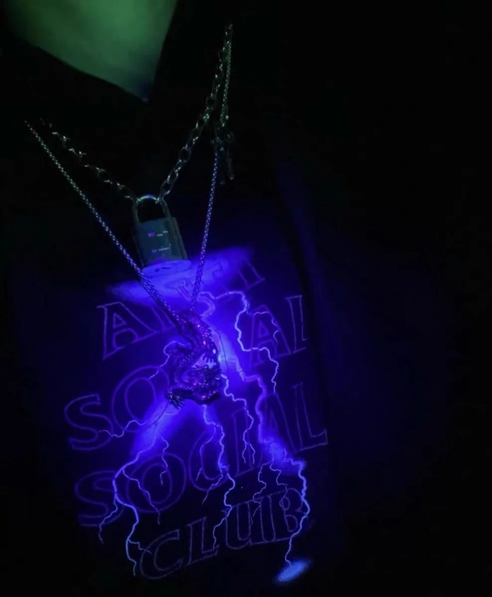 ASSC Lightning Print Tee Black - Gallery Image 10 - Detailed View